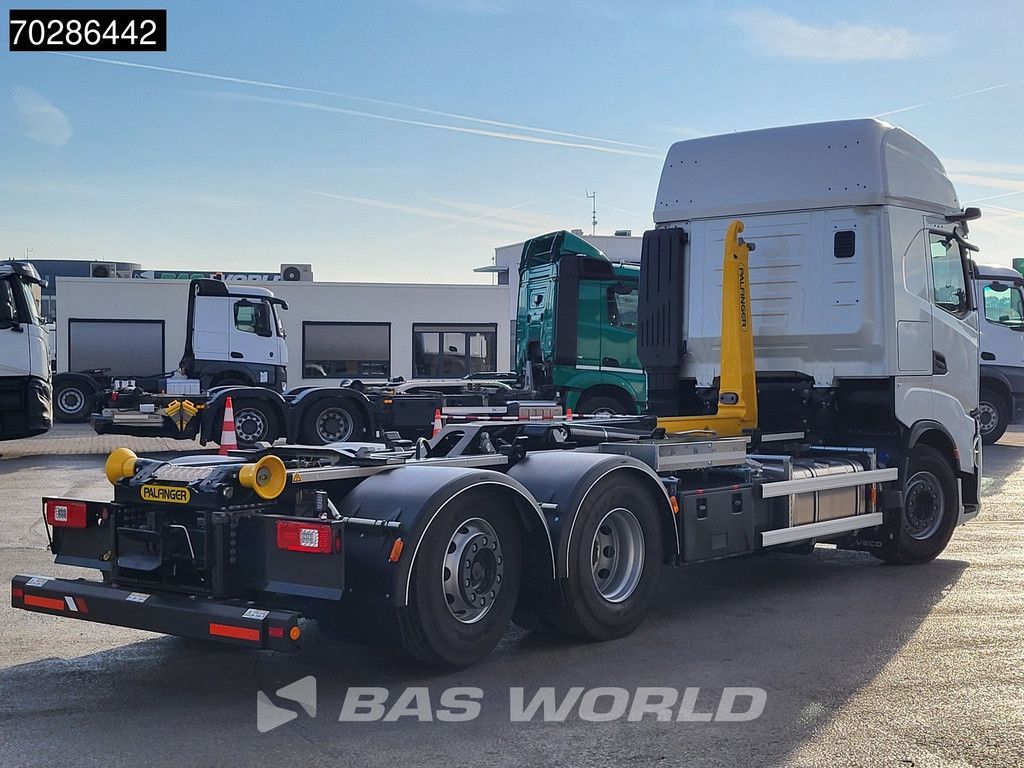 Iveco X-Way 580 6X2 NEW Palfinger PHT20SLD5 Hooklift Lift+steering Axle Automatic Navi ACC LED