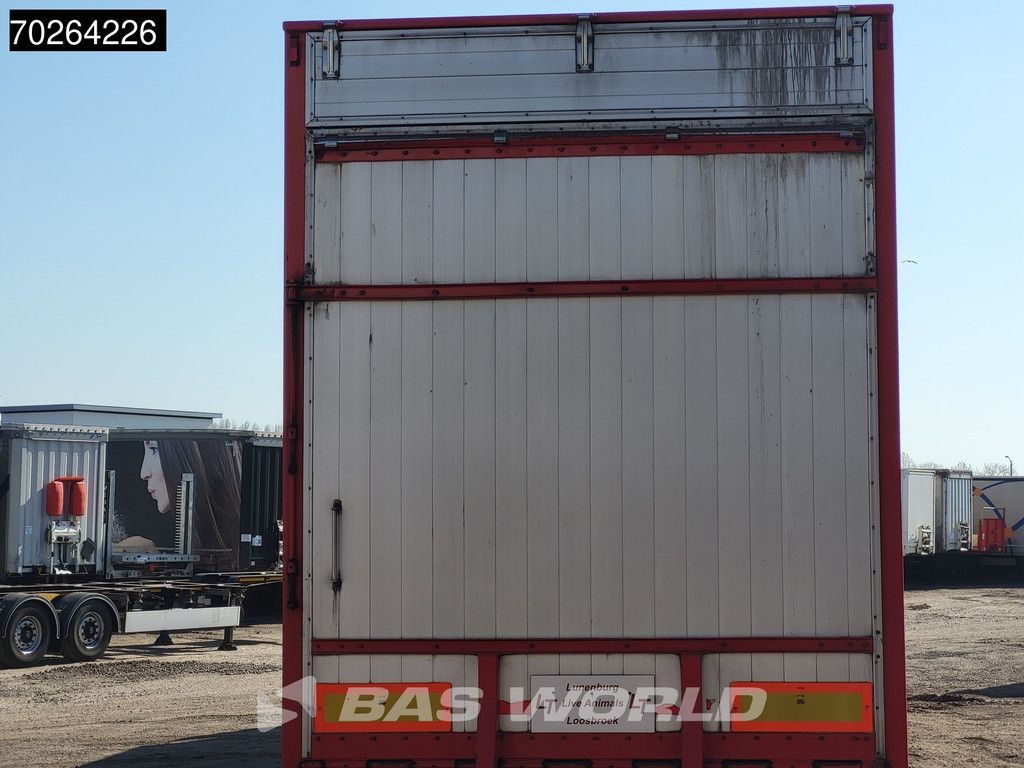 Scania G420 6X2 Van Dijk Cattle transport Liftable floor Lift-Asche Euro 5