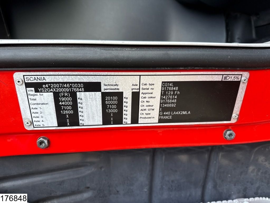 Scania G 440 EURO 6, ADR, Retarder, PTO