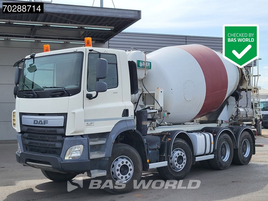 DAF CF 410 8X4 9m3 Imer Mixer Big-Axle Manual Euro 6