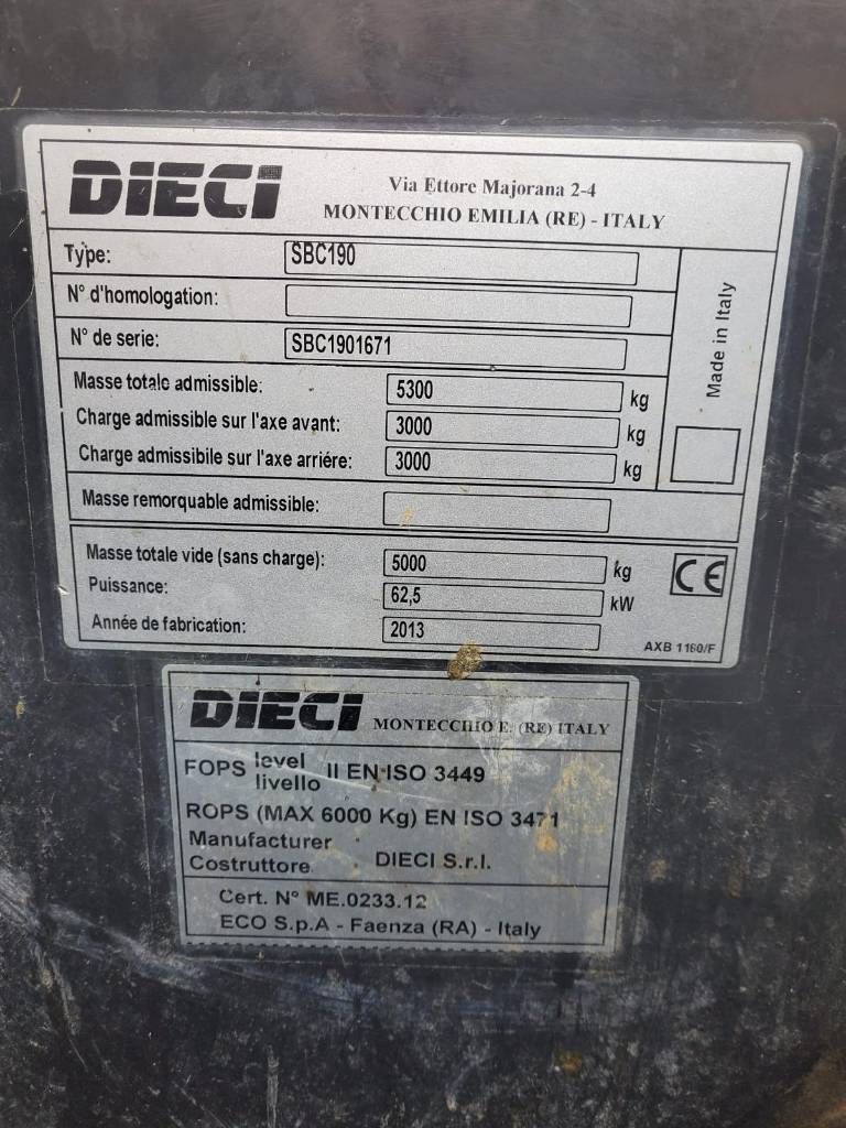 Dieci Mini Agri 25.6 verreiker zoals Manitou Merlo Magni