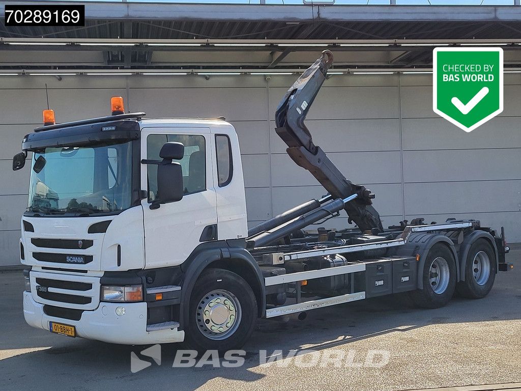 Scania P360 6X2 NL-Truck Hiab XR21Z61 Hooklift Liftaxle Automatic Euro 5