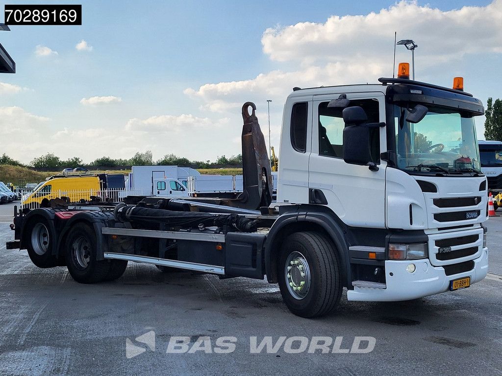 Scania P360 6X2 NL-Truck Hiab XR21Z61 Hooklift Liftaxle Automatic Euro 5