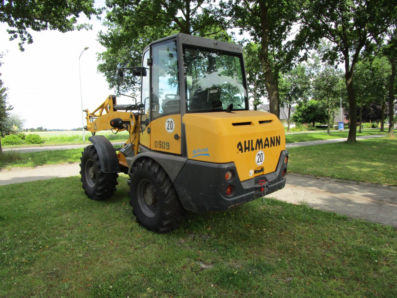 Ahlmann al 100 shovel wiellader 4200 uur atlas