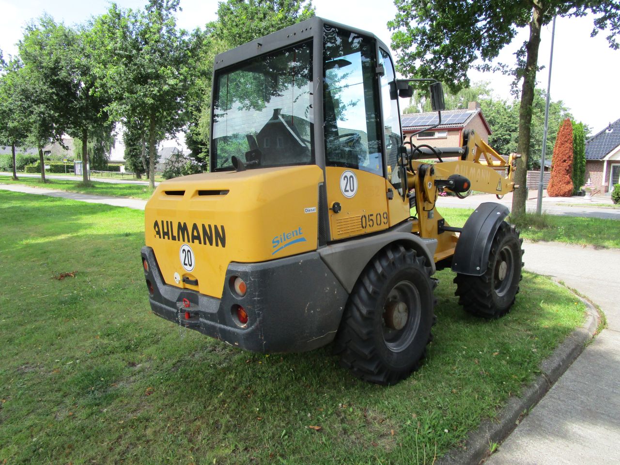 Ahlmann al 100 shovel wiellader 4200 uur atlas