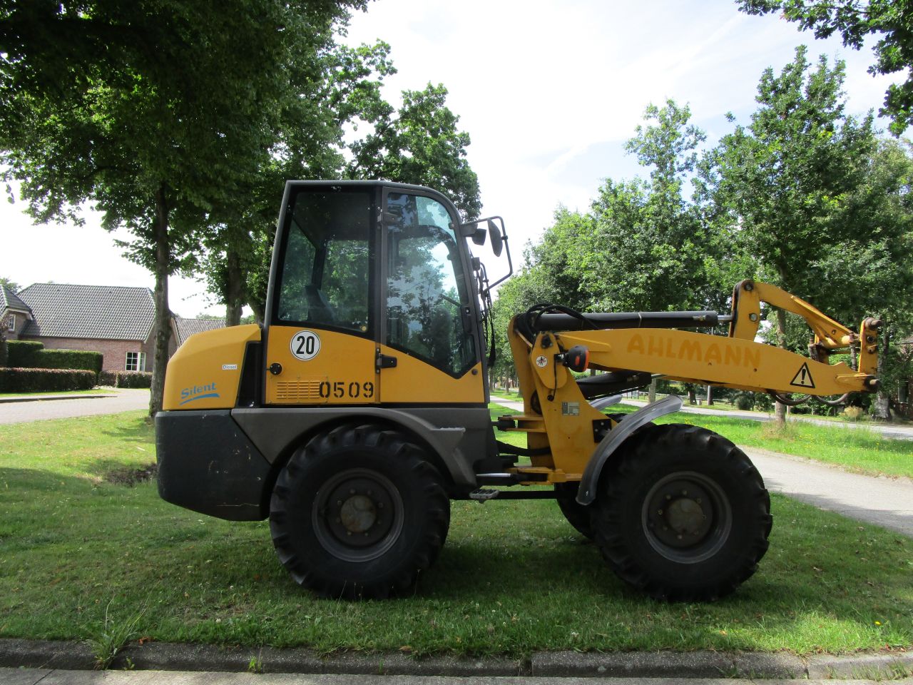 Ahlmann al 100 shovel wiellader 4200 uur atlas