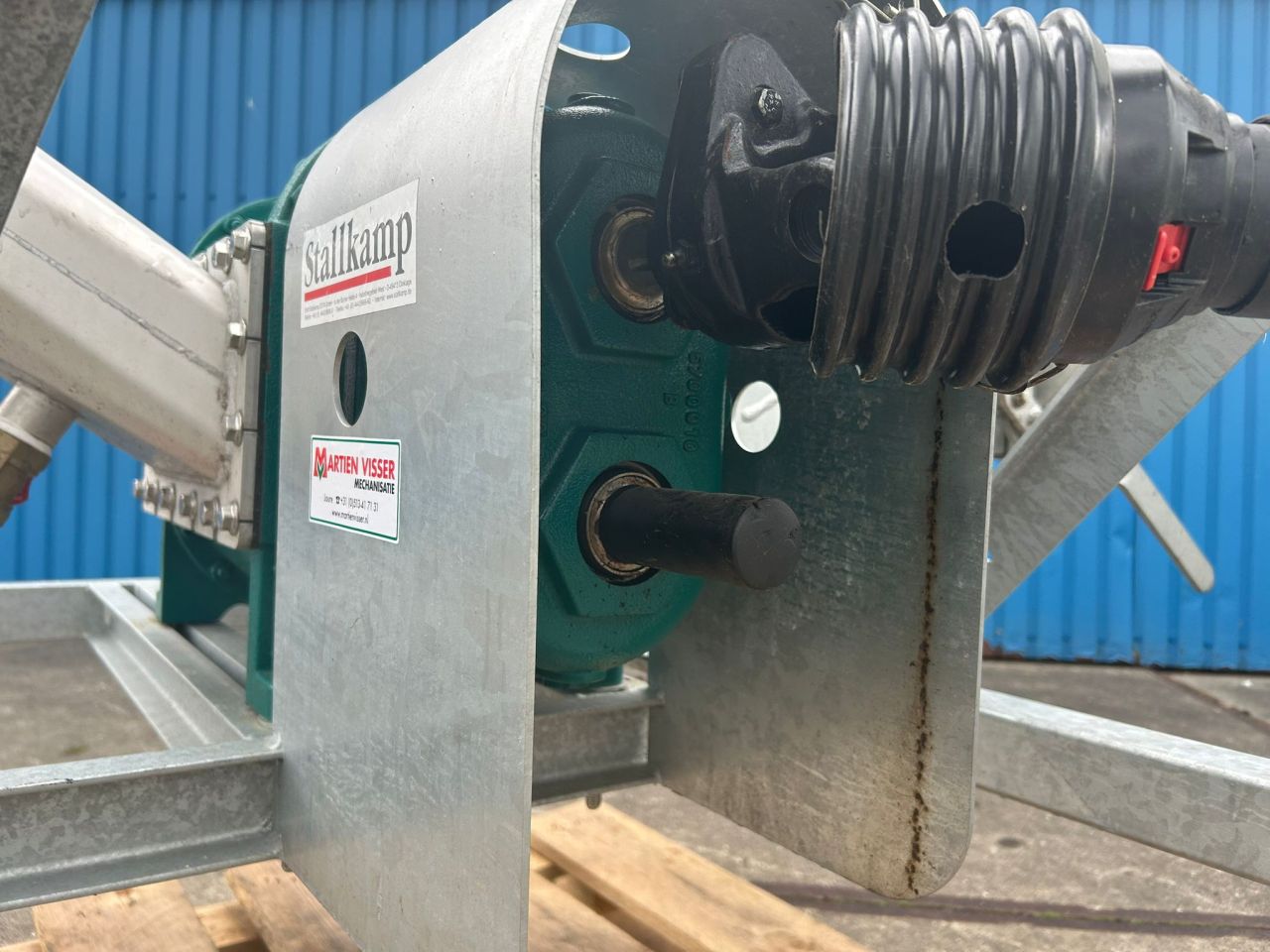 Stalkamp verdringerpomp + 6 meter Rubberzuigslang