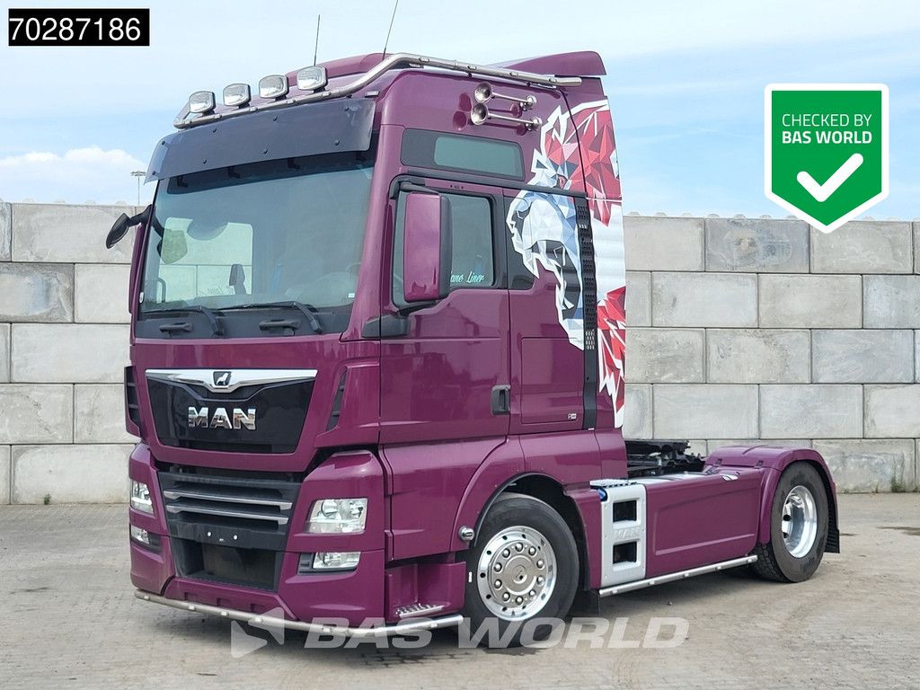 MAN TGX 18.580 4X2 Full-Air Retarder 2xTanks Leder Standklima Xenon Alcoa