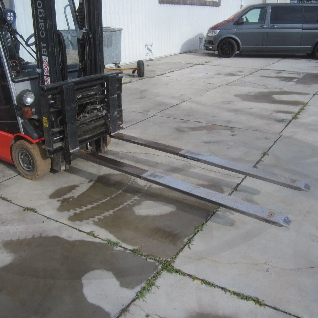 Toyota C3E160, elektrisch, duplomast, side shift Litium-Ion battery.