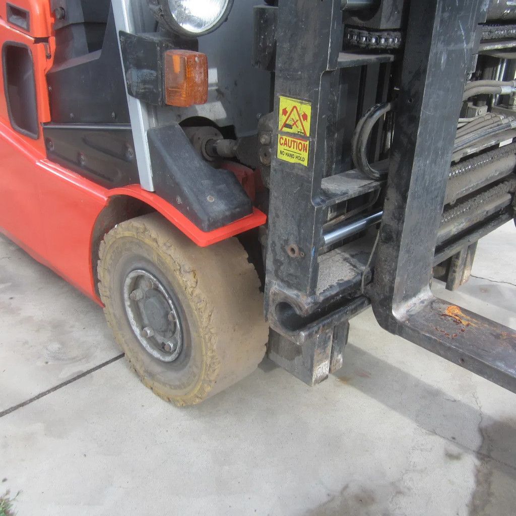Toyota C3E160, elektrisch, duplomast, side shift Litium-Ion battery.