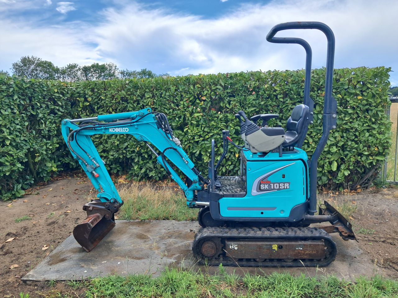 Minigraver Kobelco SK10SR ( Bj 2016 ) Sloop-sorteer / Minikraan