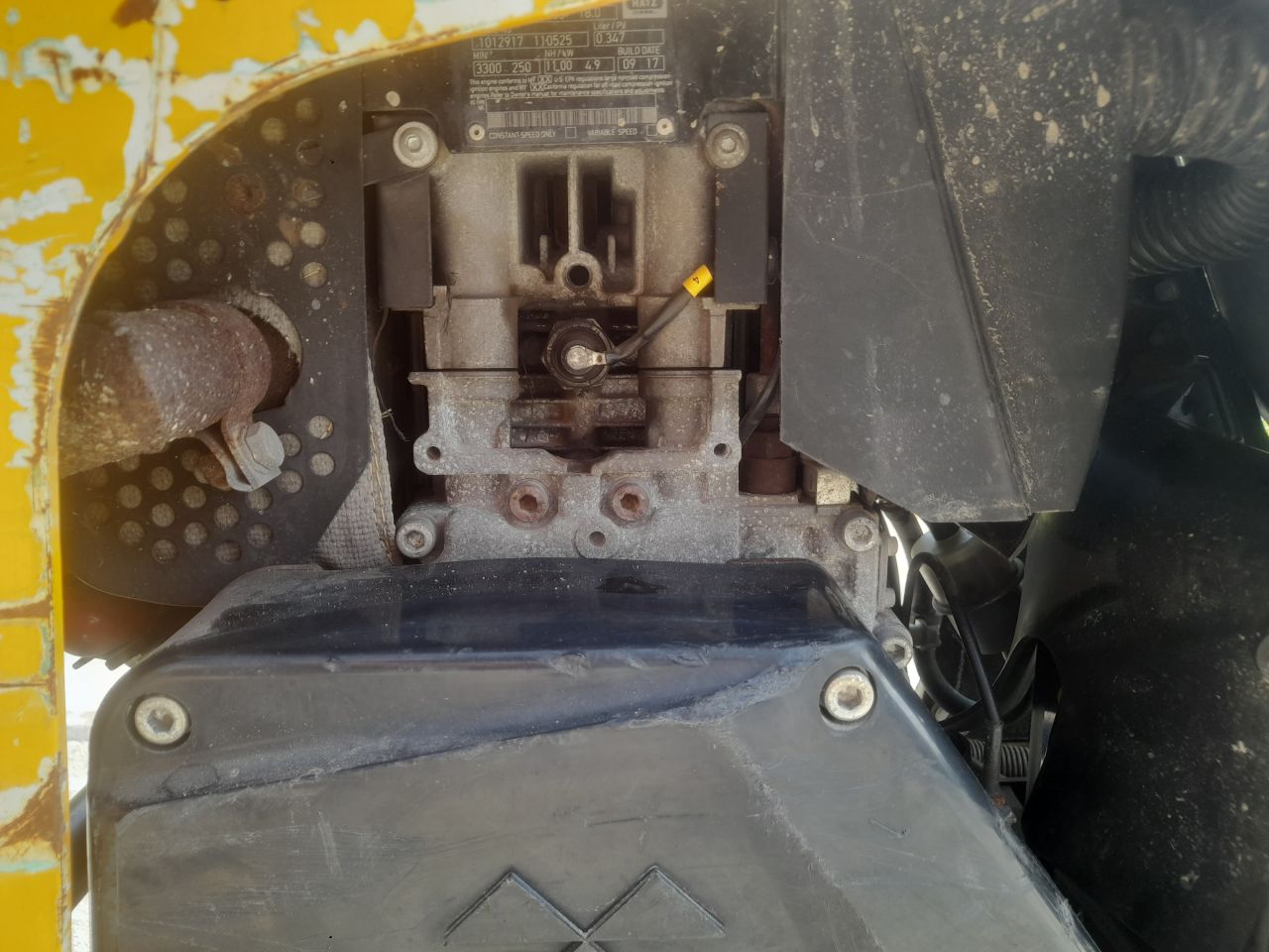 Mikasa diesel trilplaat