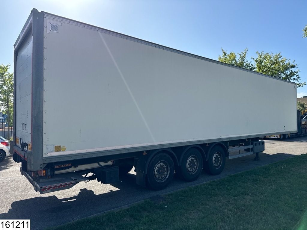 Lecitrailer gesloten bak Dhollandia