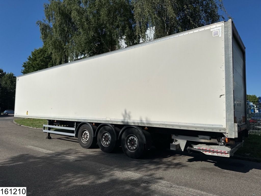 Lecitrailer gesloten bak Dhollandia