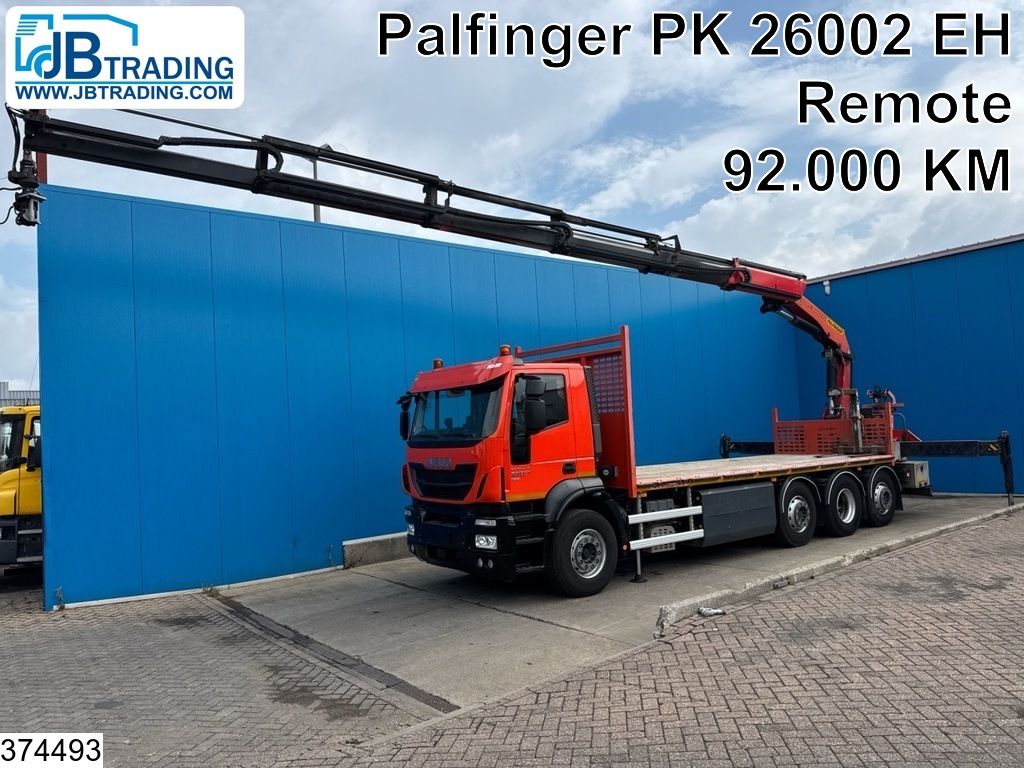 Iveco Stralis 330 CNG 8x2, CNG, Palfinger, Remote, 92.000KM
