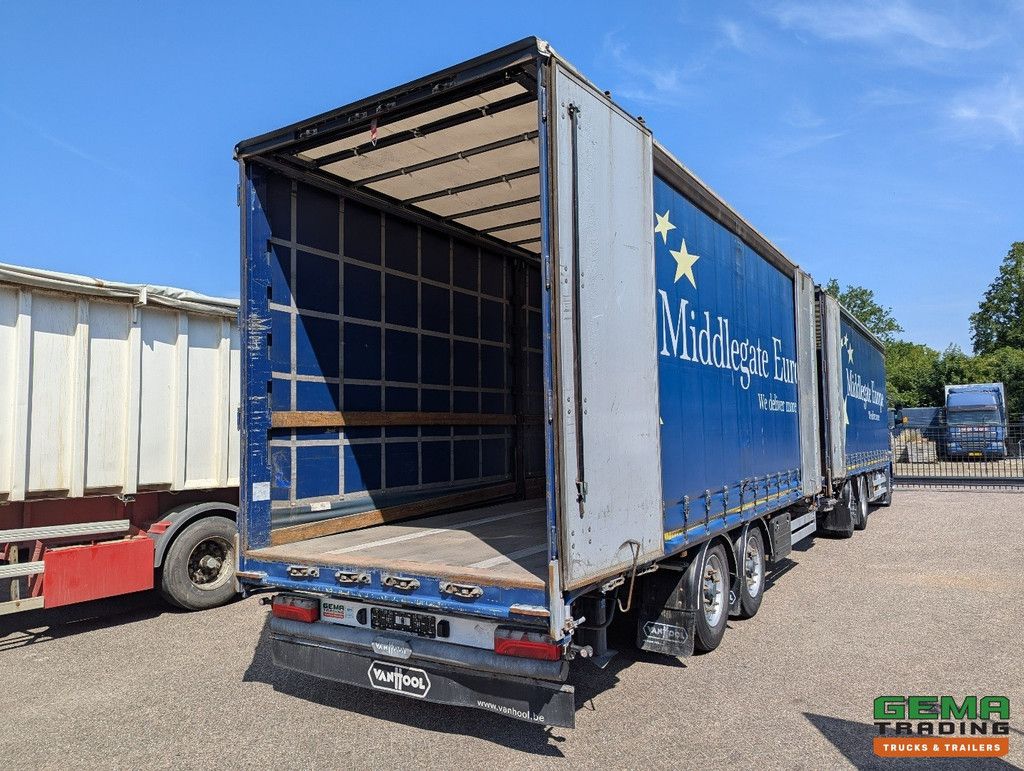 Scania G410 6x2/4 Streamline Euro6 - Retarder + Van Hool 2-Achs-Anhänger - Curtainside Combi - SmartTachoV2