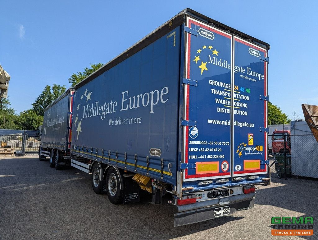 Scania G410 6x2/4 Streamline Euro6 - Retarder + Van Hool 2-Achs-Anhänger - Curtainside Combi - SmartTachoV2