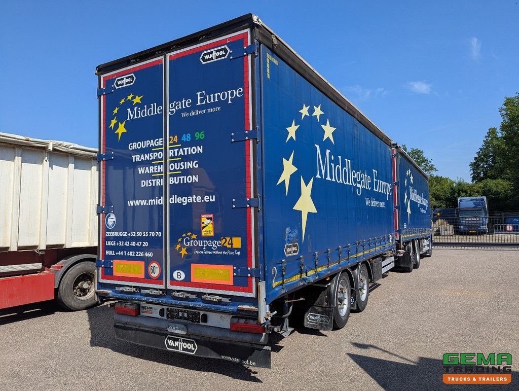 Scania G410 6x2/4 Streamline Euro6 - Retarder + Van Hool 2-Achs-Anhänger - Curtainside Combi - SmartTachoV2