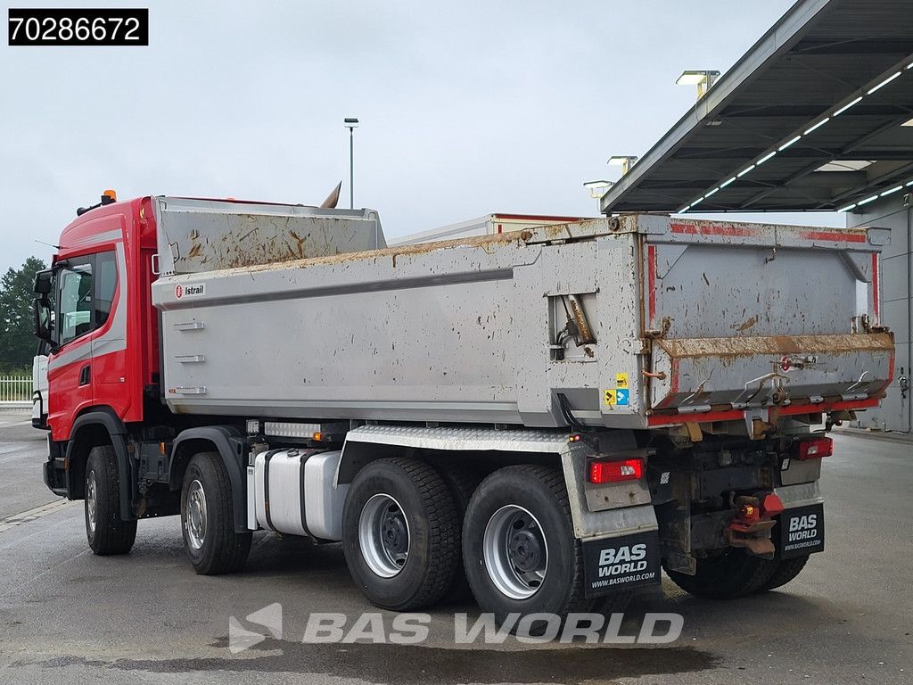 Scania G G500 8X4 15m3 Istrail Tipper Retarder 3-Pedals Steel suspension Big-Axle Navi Euro 6