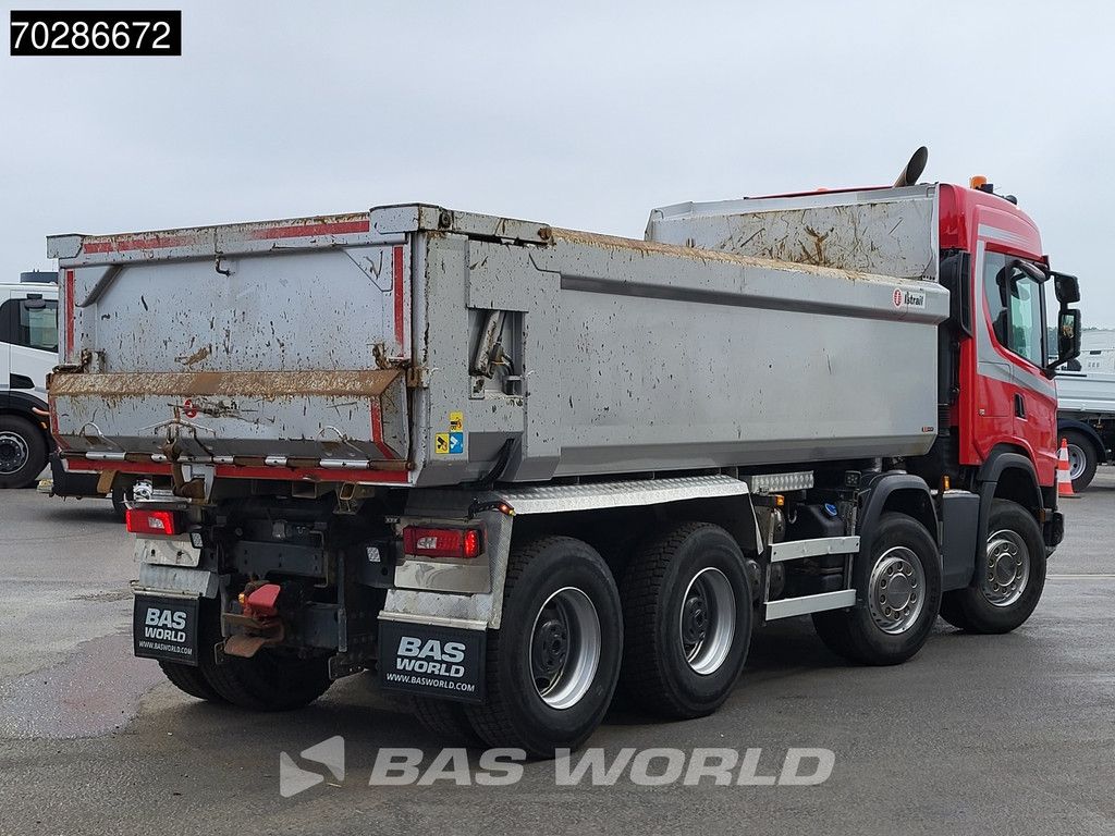 Scania G G500 8X4 15m3 Istrail Tipper Retarder 3-Pedals Steel suspension Big-Axle Navi Euro 6