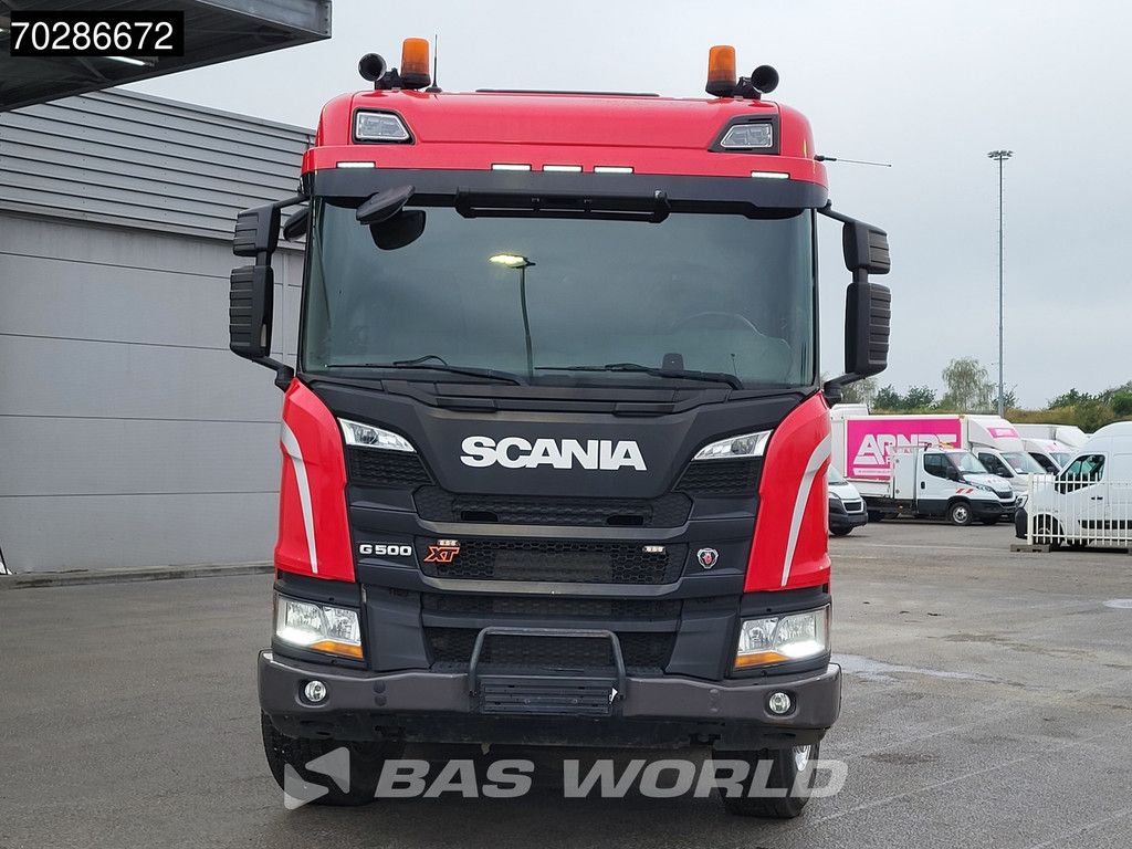 Scania G G500 8X4 15m3 Istrail Tipper Retarder 3-Pedals Steel suspension Big-Axle Navi Euro 6
