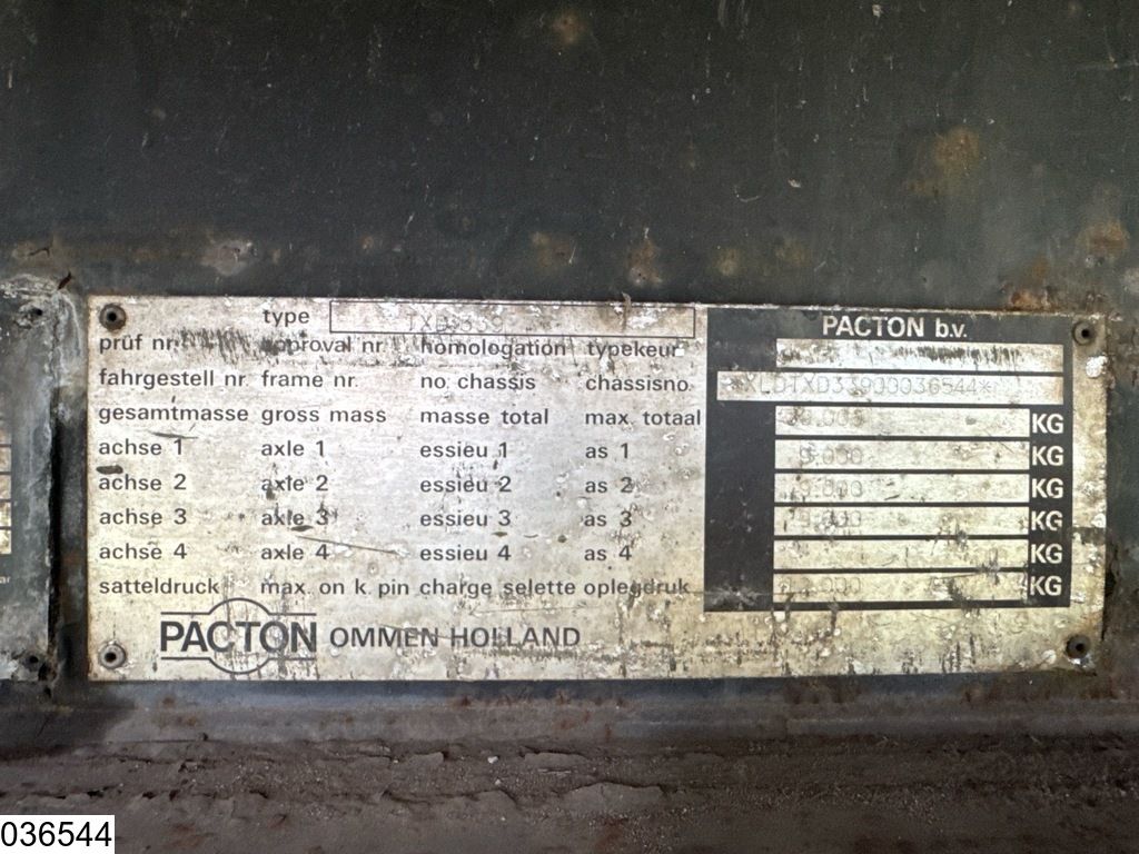 Pacton open laadbak