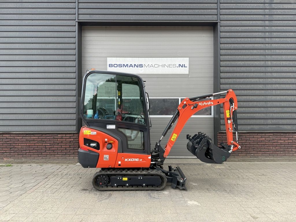 Kubota KX016 minigraver NIEUW €365 LEASE