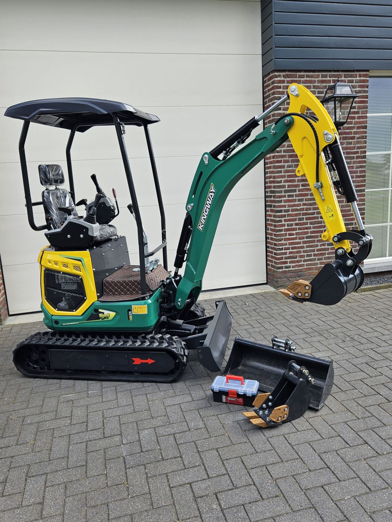 Minigraver Minigraafmachine Graafmachine Kingway HAPPY 1150KG