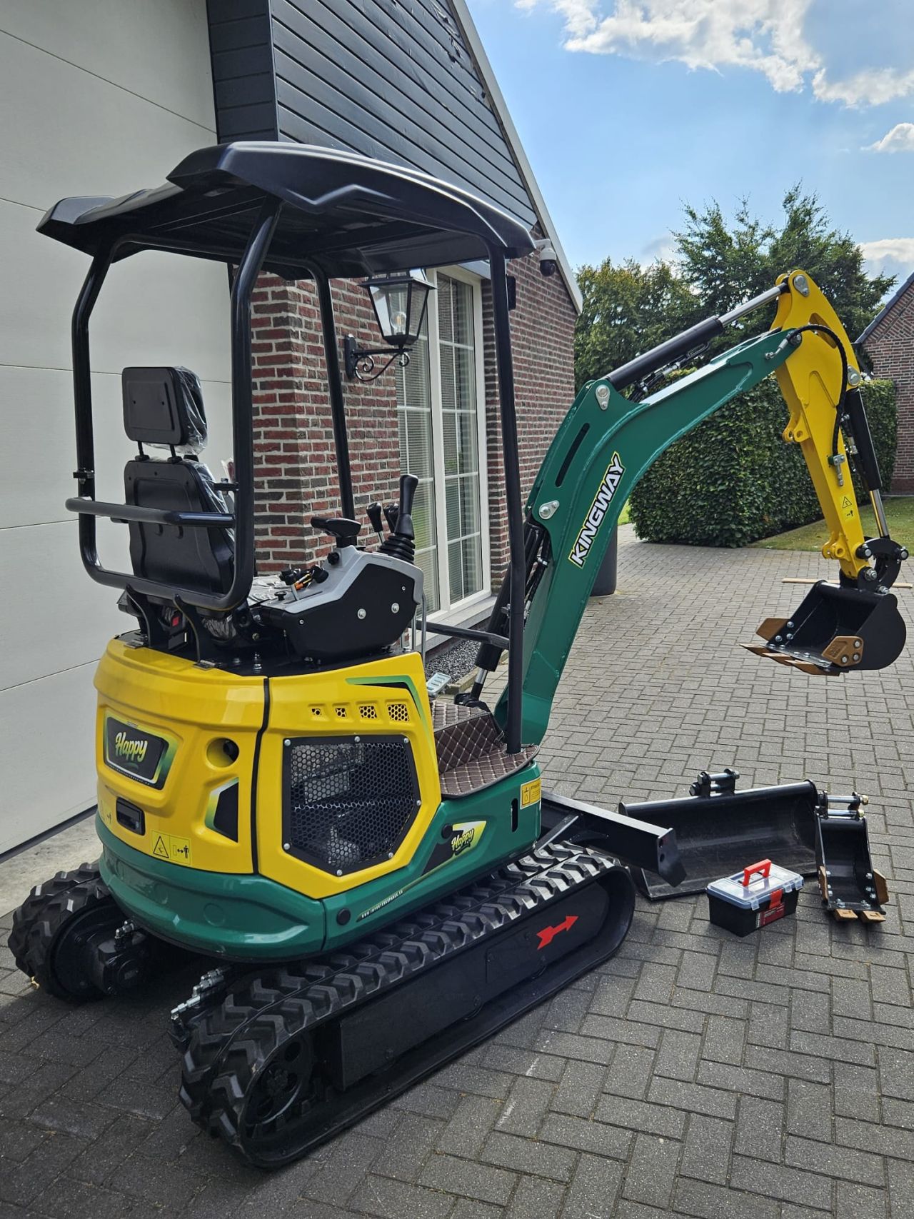 Minigraver Minigraafmachine Graafmachine Kingway HAPPY 1150KG