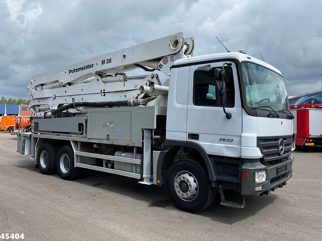 Mercedes-Benz Actros 2632 6x4 Putzmeister 36 Meter concrete pump