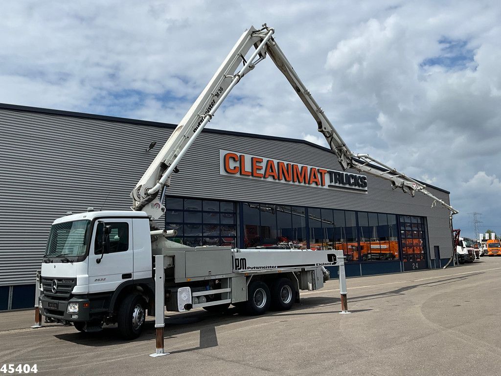 Mercedes-Benz Actros 2632 6x4 Putzmeister 36 Meter concrete pump