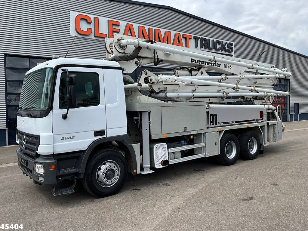 Mercedes-Benz Actros 2632 6x4 Putzmeister 36 Meter concrete pump