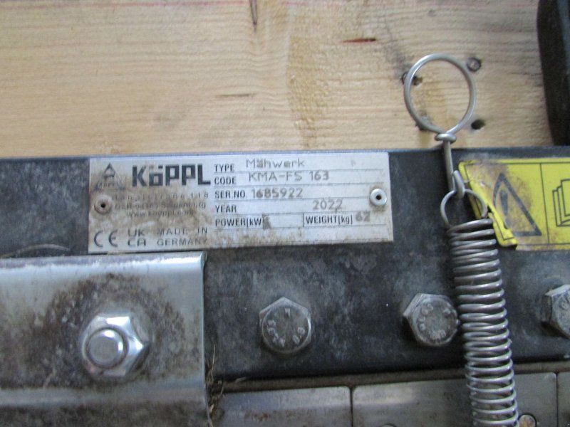 Köppl Antrieb K-LOM + Mähbalken KMA-FS 163cm