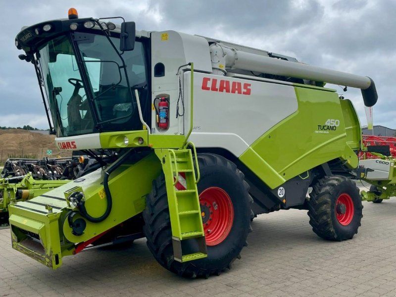 Claas TUCANO 450 APS Allrad mit SW C 600 AC u. TW, nur 926 h. !