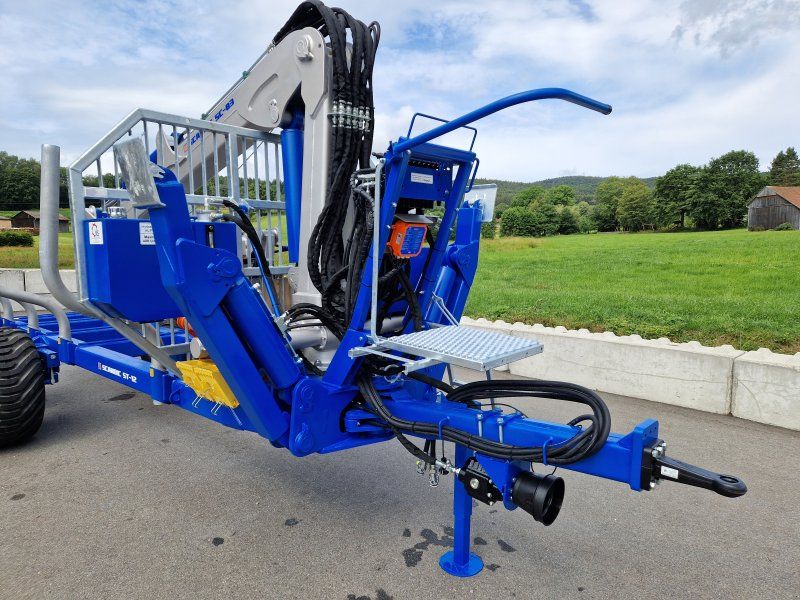 Scandic ST-12D 16t 9m Kran 750kg Hubkraft Druckluft Funkfernsteuerung