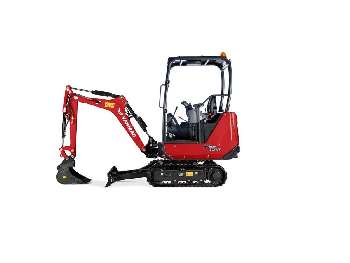 Yanmar SV15VT, minigraver, minikraan, BJ2023, Nieuw
