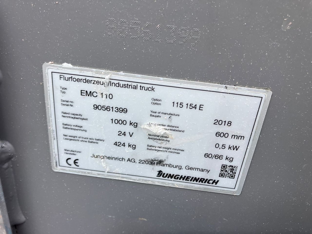 JUNG HEINRICH EMC110 stapelaar