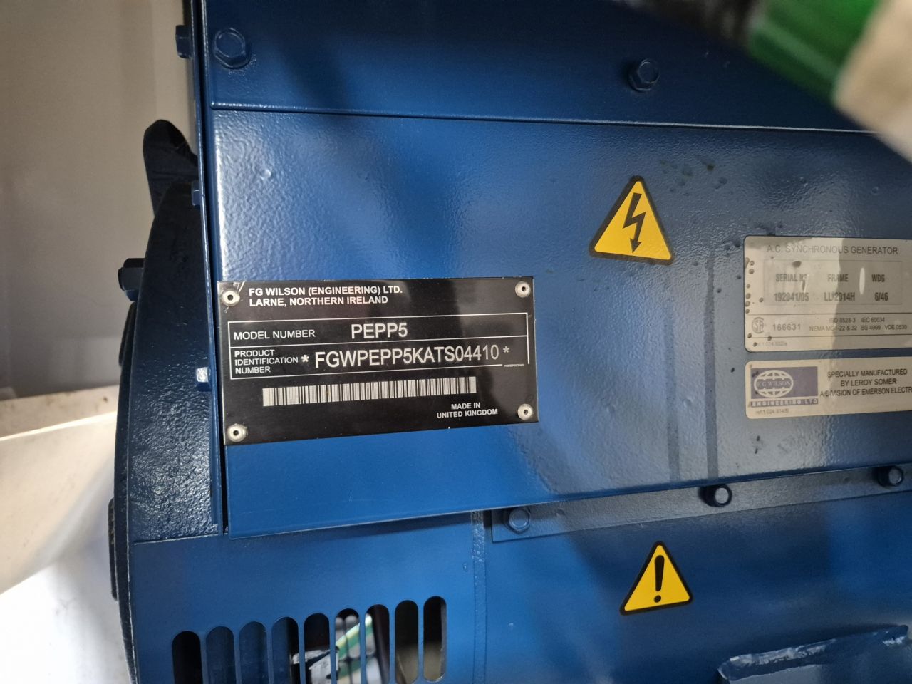 WILSON diesel generator 60 KVA
