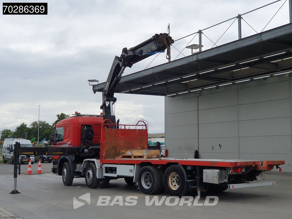 Scania P P124 8X2 HIAB 477EP-5 HIPRO 2013 year Kran Crane Lift Axle Manual Euro 2
