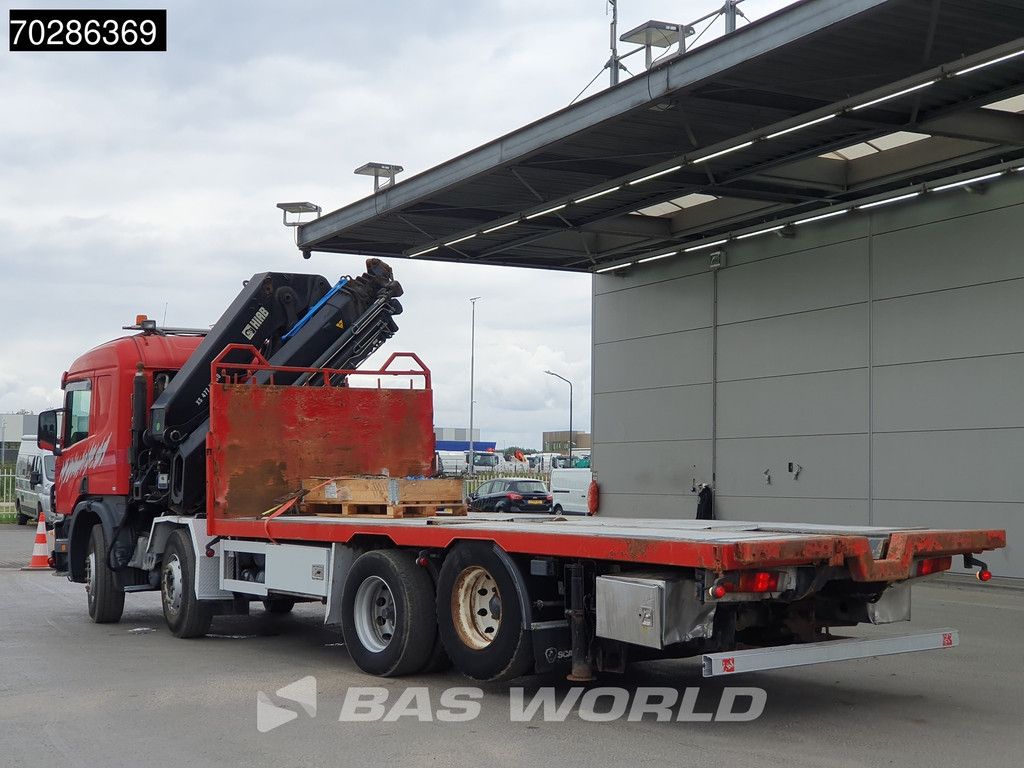 Scania P P124 8X2 HIAB 477EP-5 HIPRO 2013 year Kran Crane Lift Axle Manual Euro 2