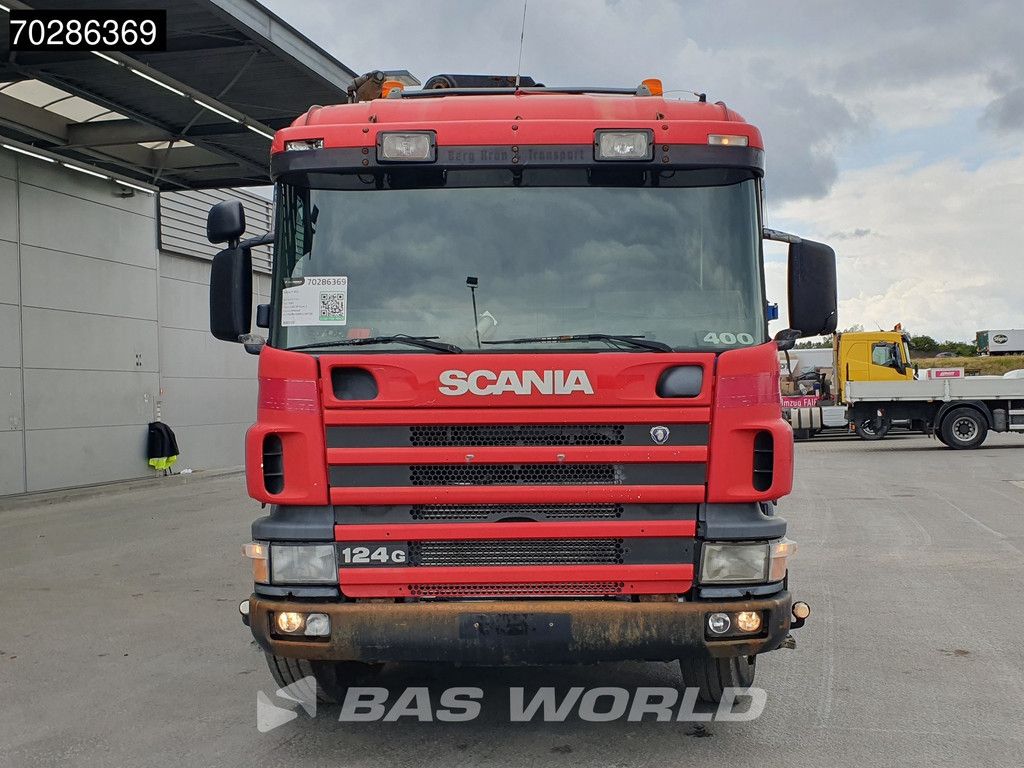 Scania P P124 8X2 HIAB 477EP-5 HIPRO 2013 year Kran Crane Lift Axle Manual Euro 2