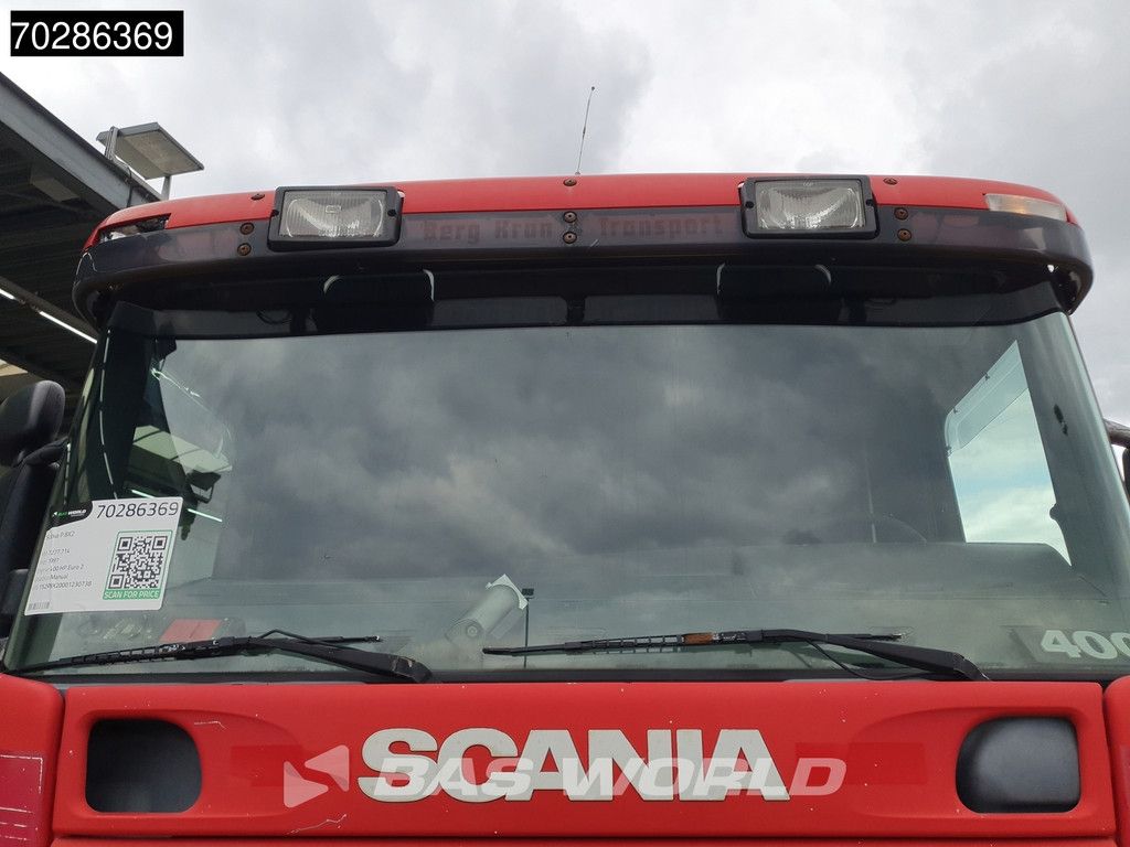 Scania P P124 8X2 HIAB 477EP-5 HIPRO 2013 year Kran Crane Lift Axle Manual Euro 2