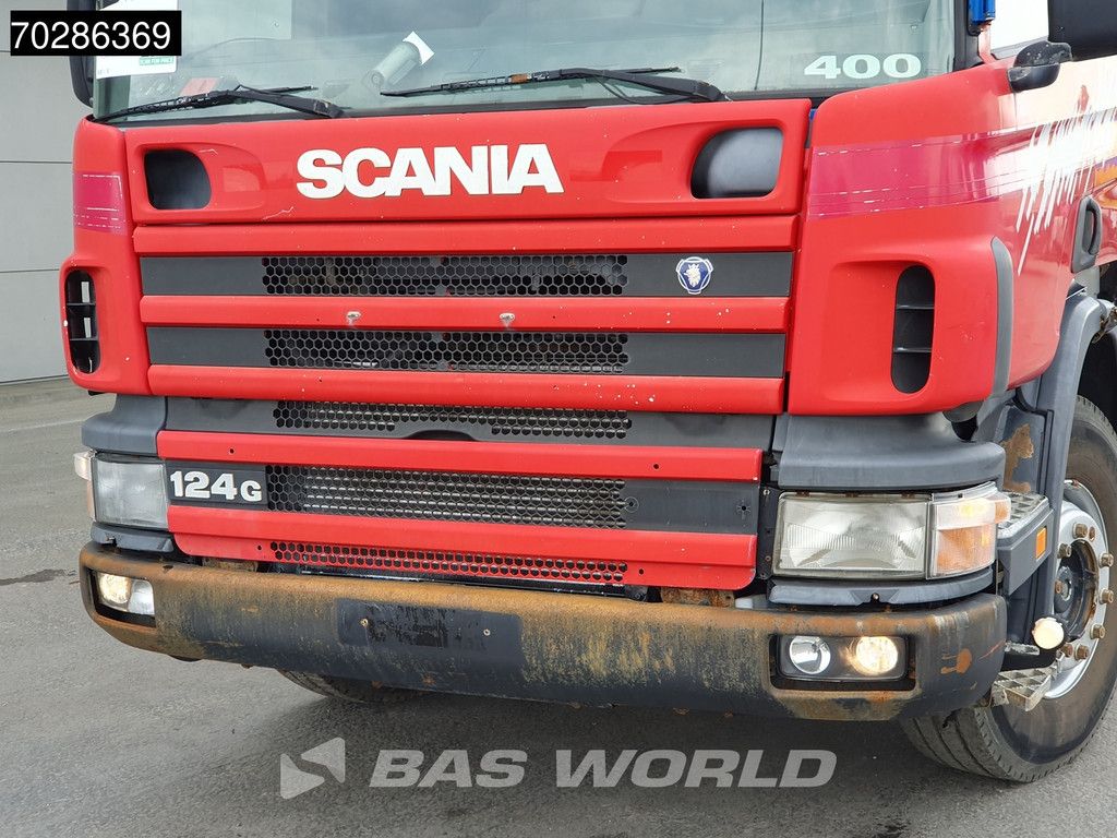 Scania P P124 8X2 HIAB 477EP-5 HIPRO 2013 year Kran Crane Lift Axle Manual Euro 2