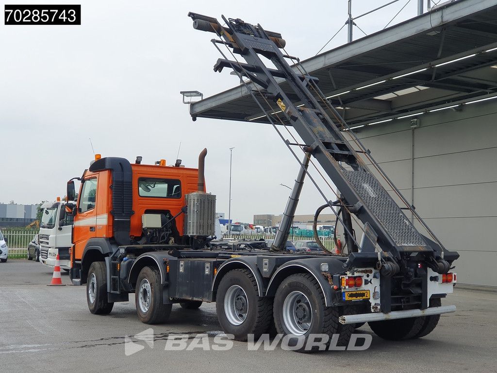 Volvo FMX FMX 500 8X4 NL-Truck 28tons SAWO cable lift Steelsuspension Retarder Automatic Euro 6