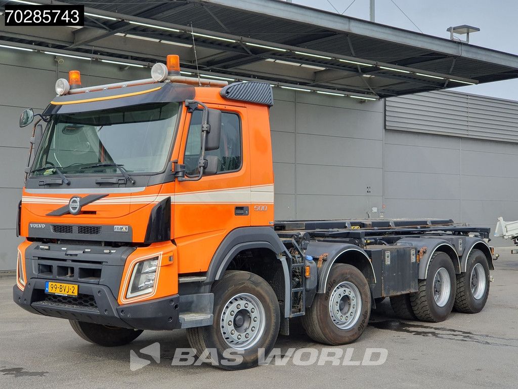 Volvo FMX FMX 500 8X4 NL-Truck 28tons SAWO cable lift Steelsuspension Retarder Automatic Euro 6