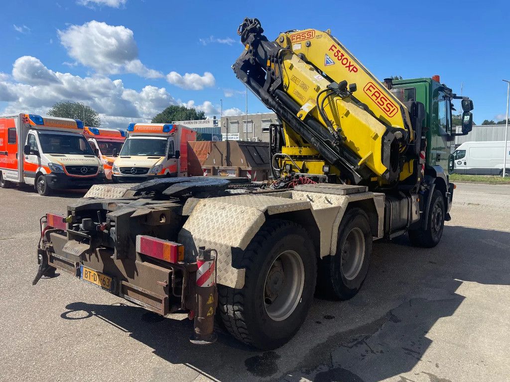 Iveco Trakker AD380T50 6x4 handgeschakelt Euro 5 FASSI F530 XP 356.000 km TOP ZUSTAND !!