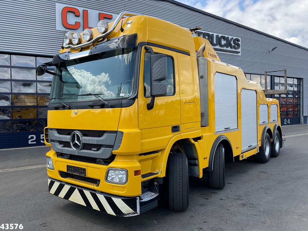 Mercedes-Benz Actros 4148 K 8x4 Falkom Abschlepp met WSK Just 144.539 km!