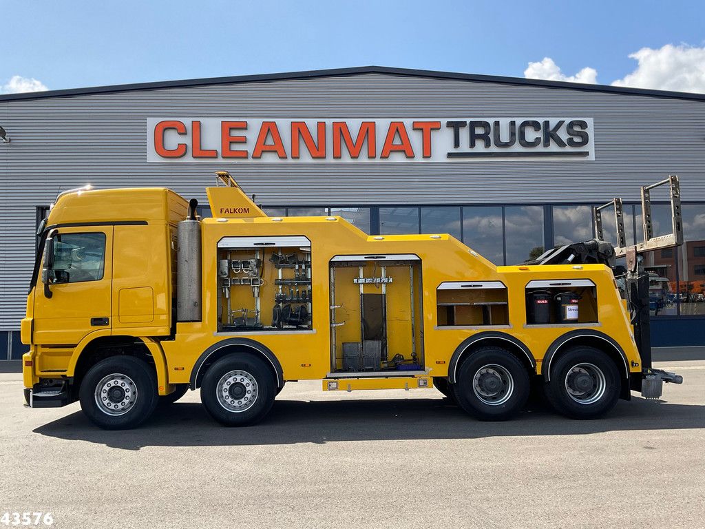 Mercedes-Benz Actros 4148 K 8x4 Falkom Abschlepp met WSK Just 144.539 km!
