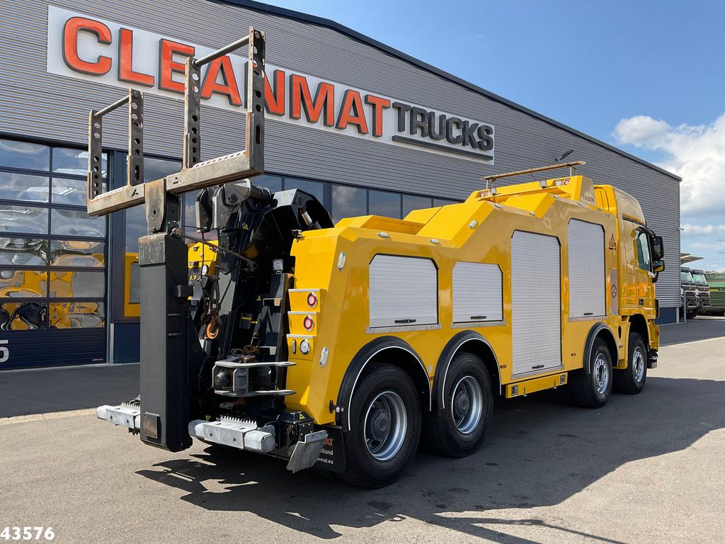 Mercedes-Benz Actros 4148 K 8x4 Falkom Abschlepp met WSK Just 144.539 km!