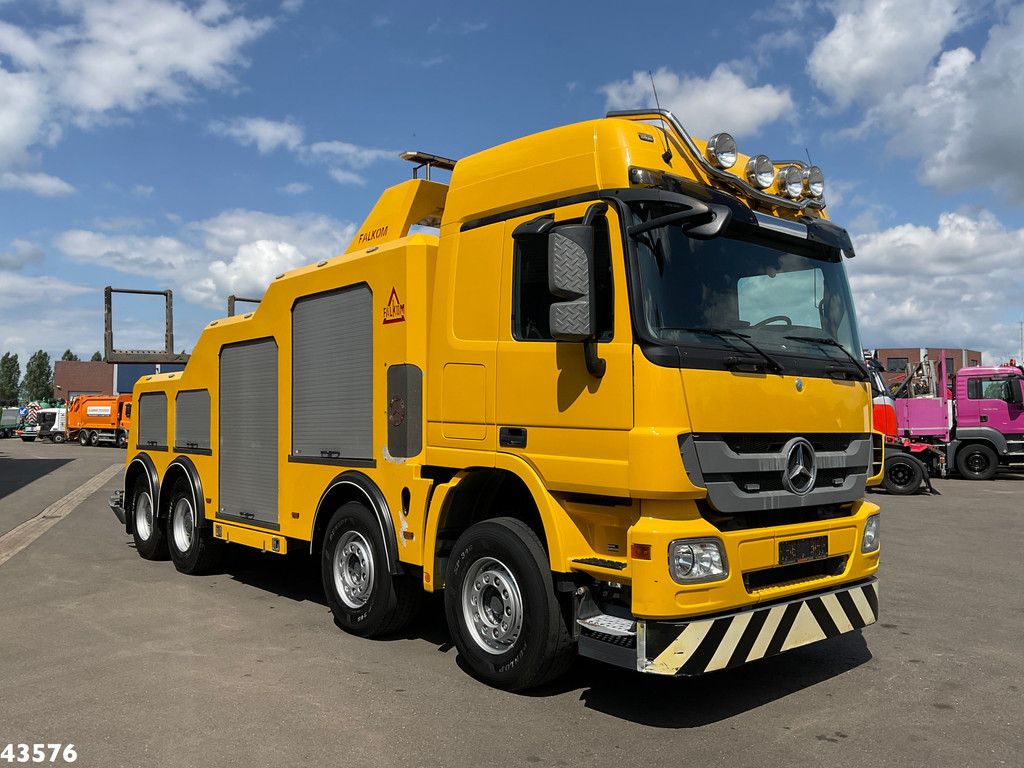 Mercedes-Benz Actros 4148 K 8x4 Falkom Abschlepp met WSK Just 144.539 km!